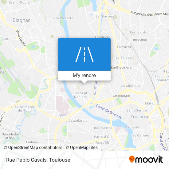 Rue Pablo Casals plan