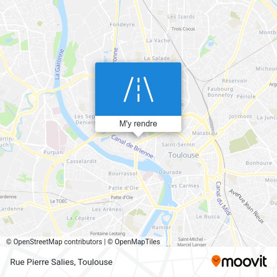 Rue Pierre Salies plan