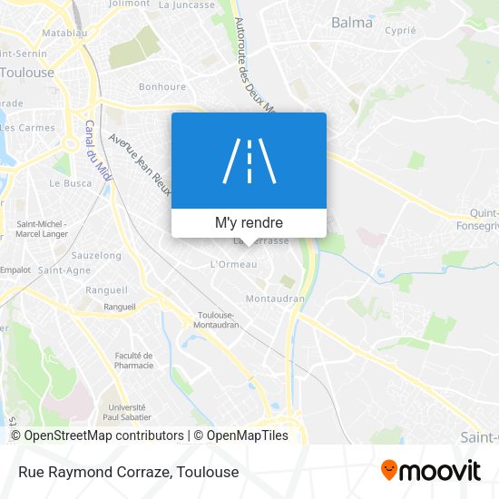 Rue Raymond Corraze plan