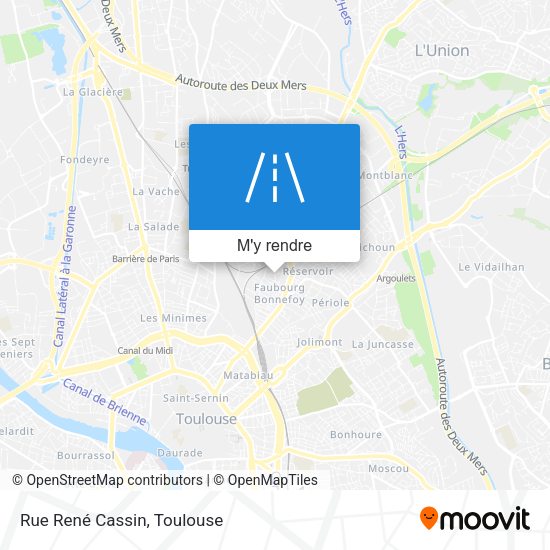 Rue René Cassin plan