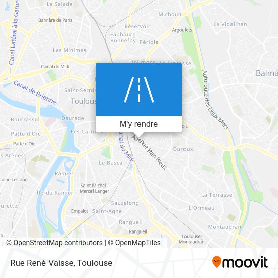 Rue René Vaisse plan