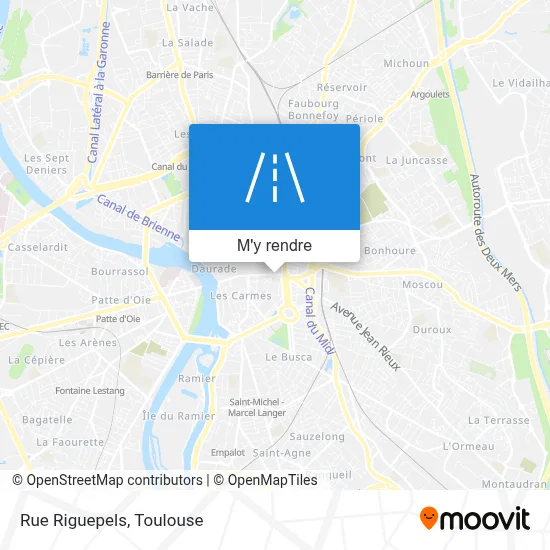 Rue Riguepels plan