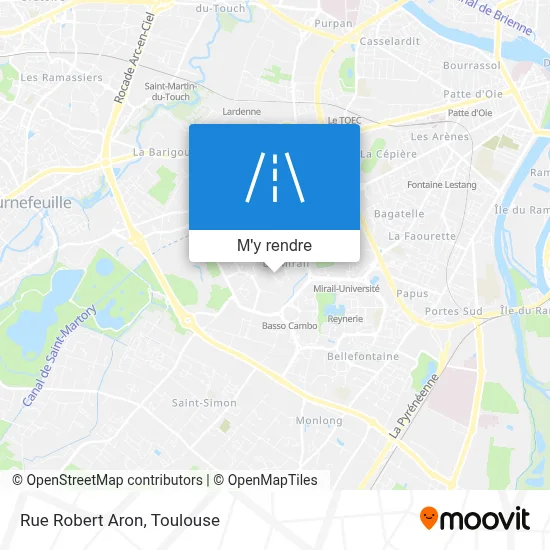 Rue Robert Aron plan