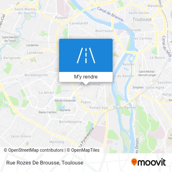 Rue Rozes De Brousse plan