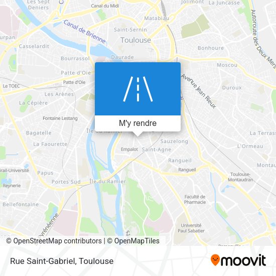 Rue Saint-Gabriel plan
