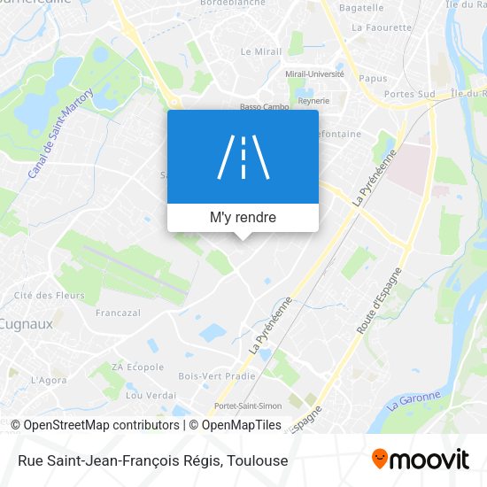 Rue Saint-Jean-François Régis plan
