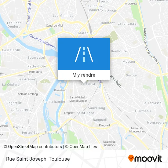 Rue Saint-Joseph plan