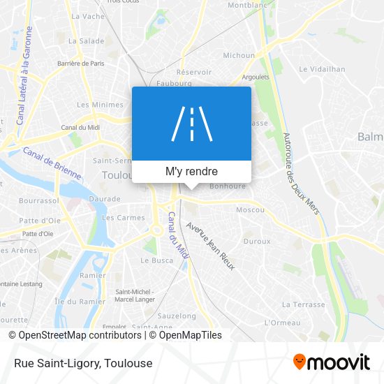 Rue Saint-Ligory plan
