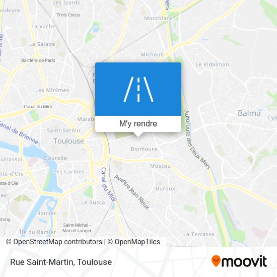Rue Saint-Martin plan