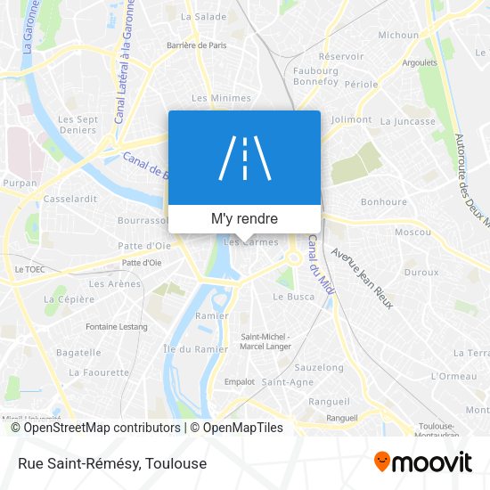 Rue Saint-Rémésy plan