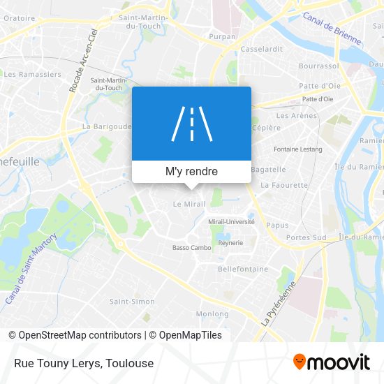 Rue Touny Lerys plan