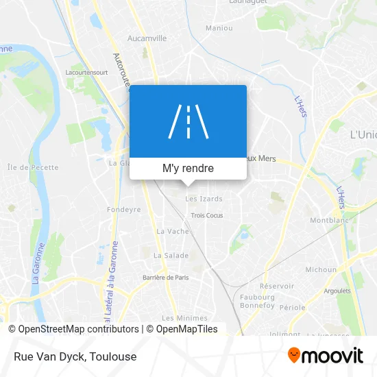 Rue Van Dyck plan