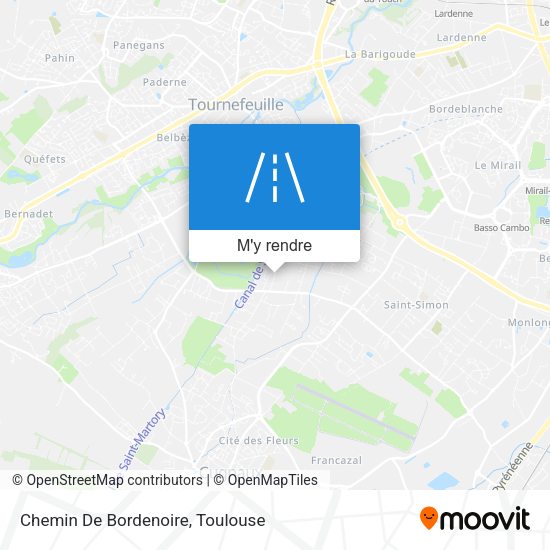 Chemin De Bordenoire plan