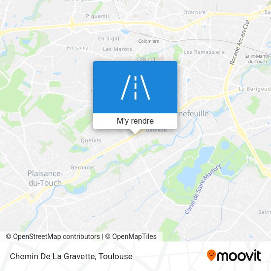 Chemin De La Gravette plan