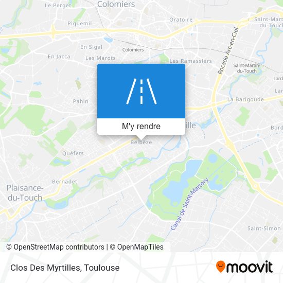 Clos Des Myrtilles plan