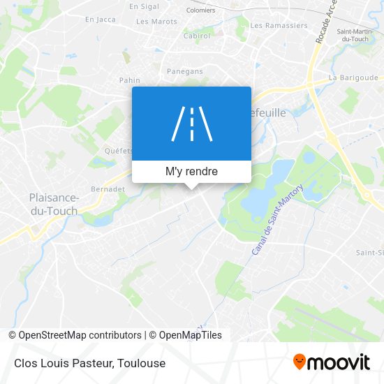 Clos Louis Pasteur plan