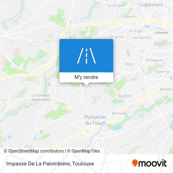Impasse De La Palombière plan
