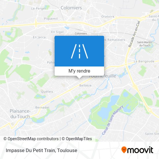 Impasse Du Petit Train plan