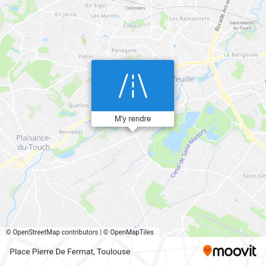 Place Pierre De Fermat plan