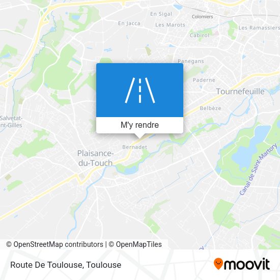 Route De Toulouse plan