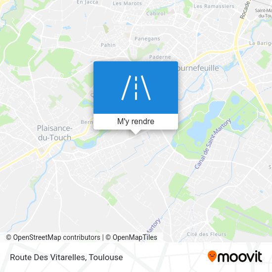 Route Des Vitarelles plan