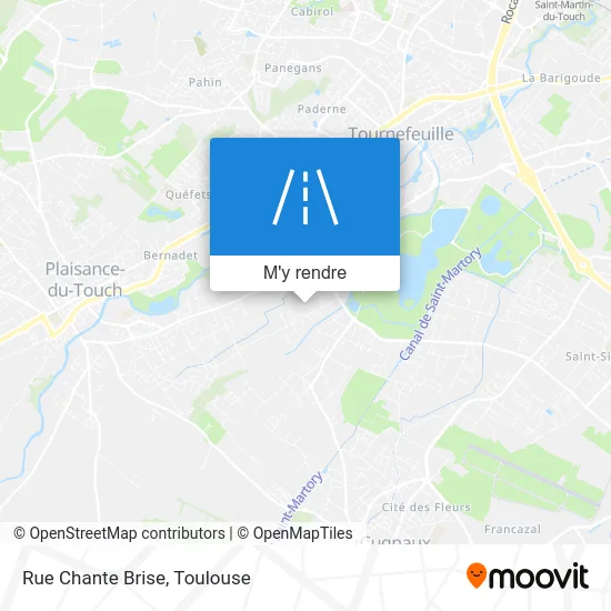 Rue Chante Brise plan