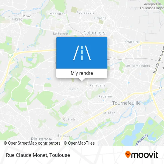 Rue Claude Monet plan