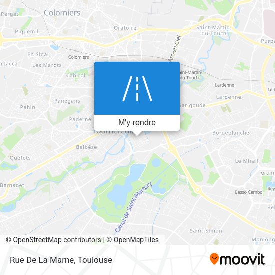 Rue De La Marne plan