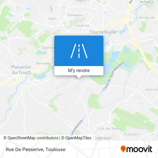 Rue De Passerive plan