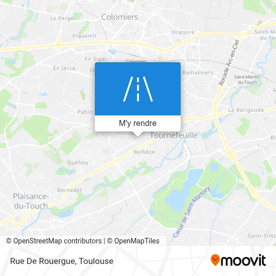 Rue De Rouergue plan