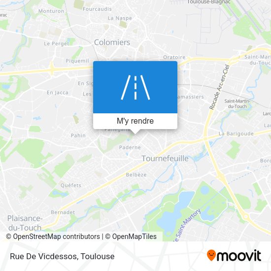 Rue De Vicdessos plan
