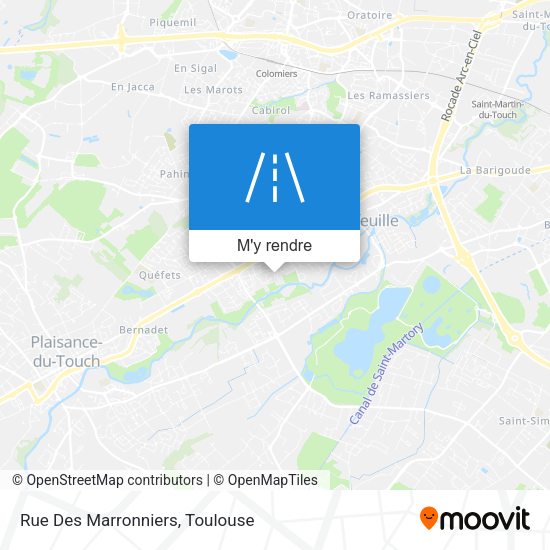 Rue Des Marronniers plan