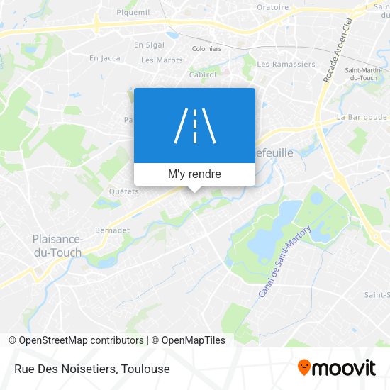 Rue Des Noisetiers plan