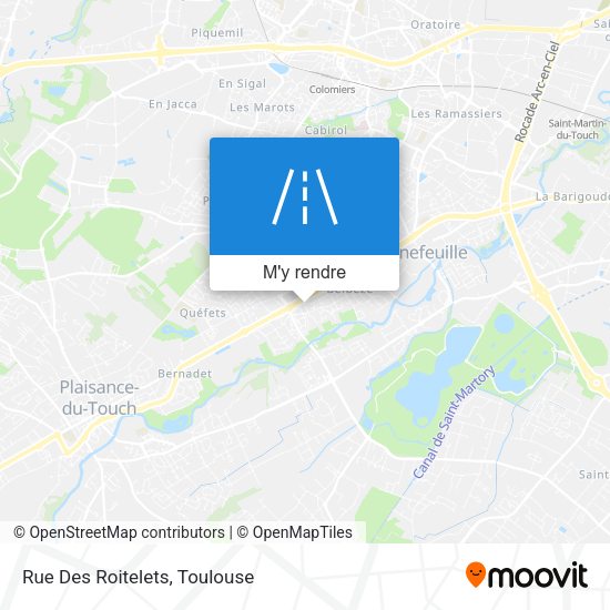 Rue Des Roitelets plan