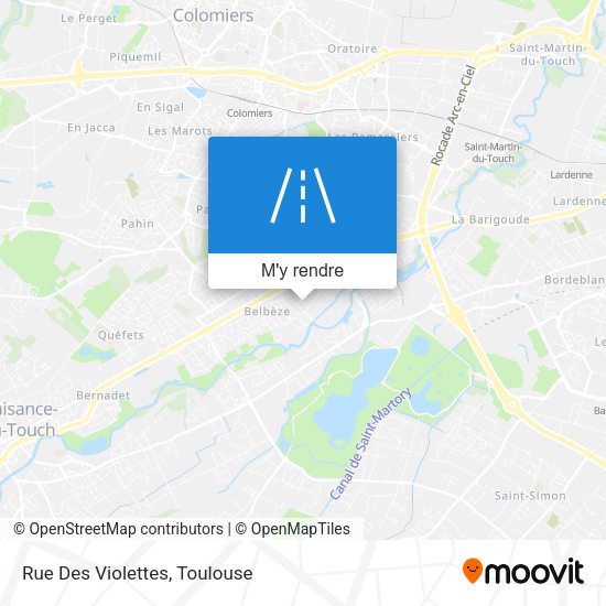 Rue Des Violettes plan
