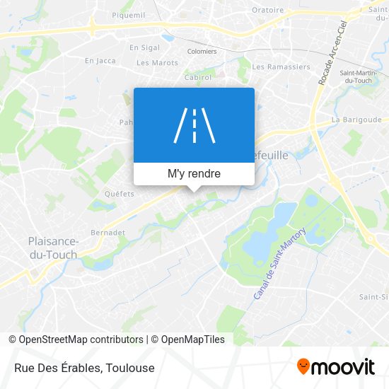 Rue Des Érables plan
