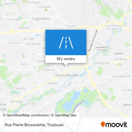 Rue Pierre Brossolette plan