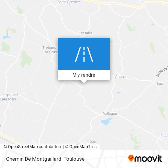 Chemin De Montgaillard plan