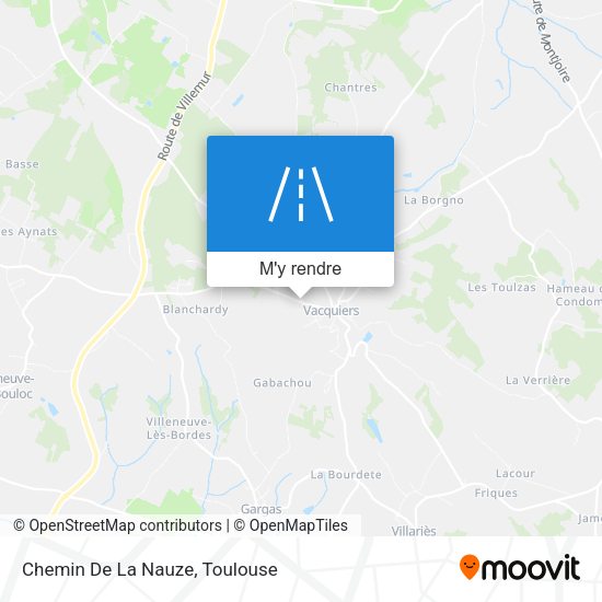 Chemin De La Nauze plan