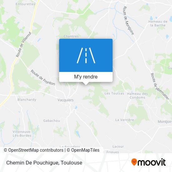 Chemin De Pouchigue plan