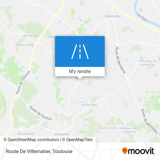 Route De Villematier plan