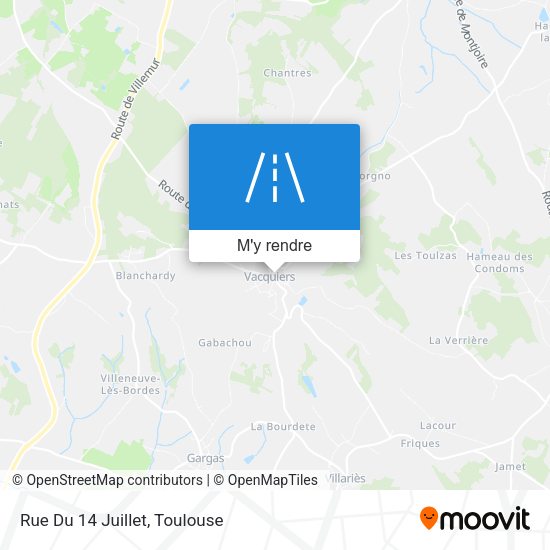 Rue Du 14 Juillet plan