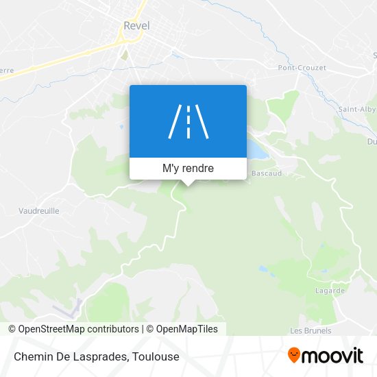 Chemin De Lasprades plan