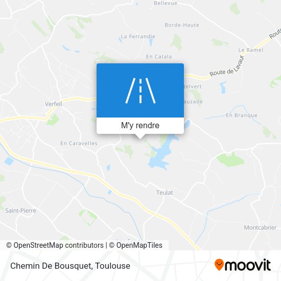 Chemin De Bousquet plan