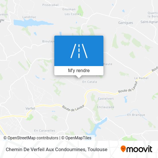 Chemin De Verfeil Aux Condoumines plan