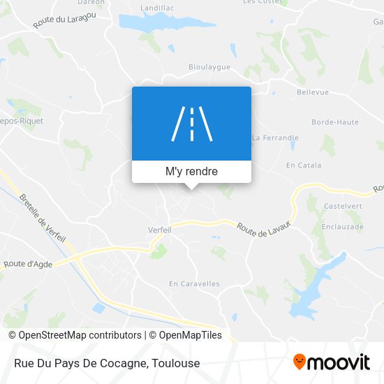 Rue Du Pays De Cocagne plan