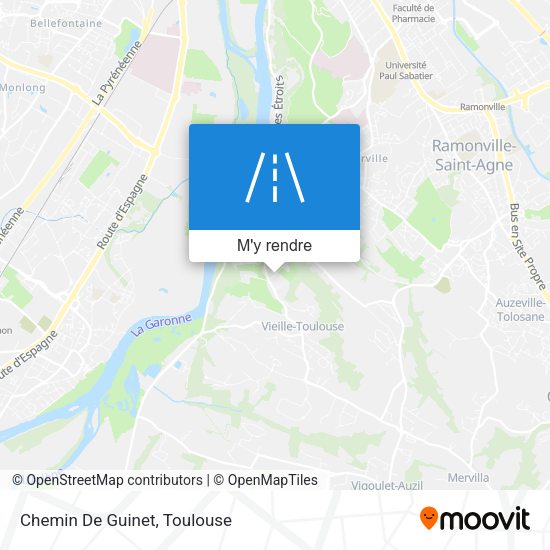 Chemin De Guinet plan