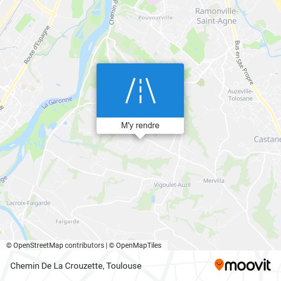 Chemin De La Crouzette plan