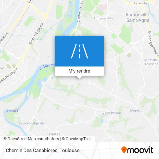 Chemin Des Canabières plan