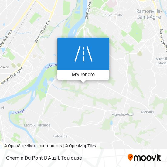 Chemin Du Pont D'Auzil plan